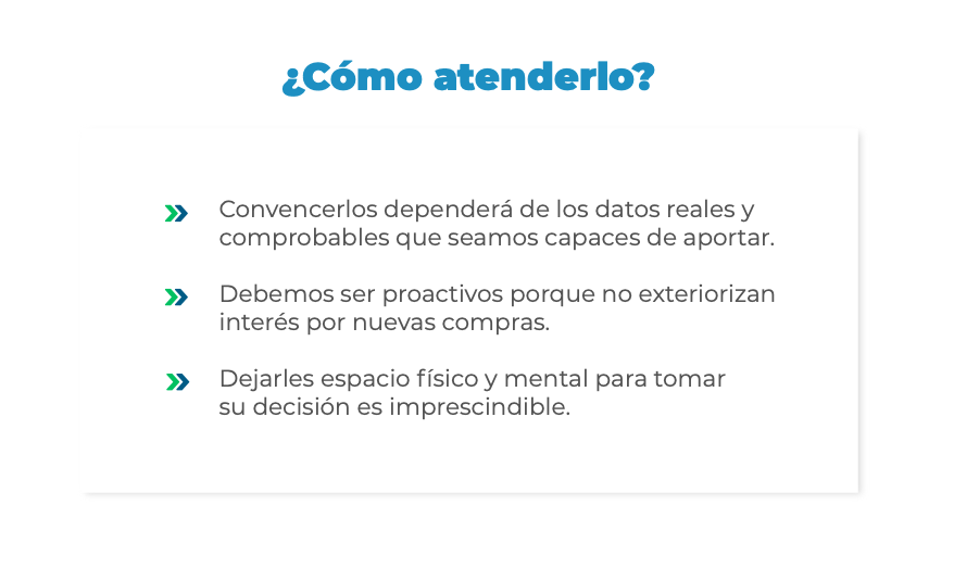 Cliente metódico: ¿Cómo atenderlo? 