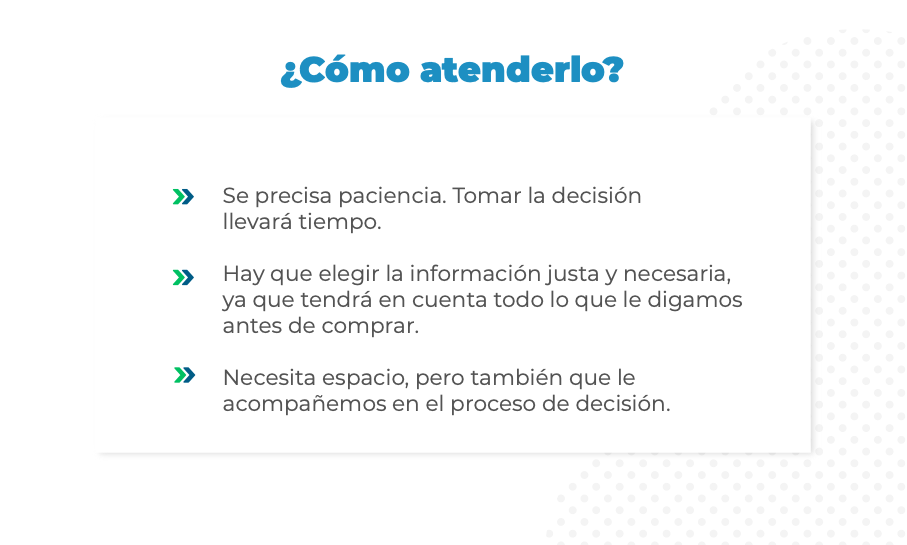 Cliente indeciso: ¿Cómo atenderlo?